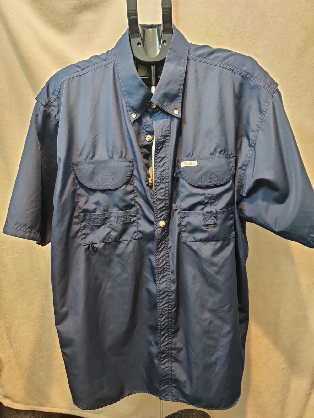 Tiger Hill Fishing Shirt Men's Size 2XL Performance Poplin Key West Graphic